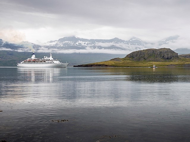 Approaching Port of Eskifjörður